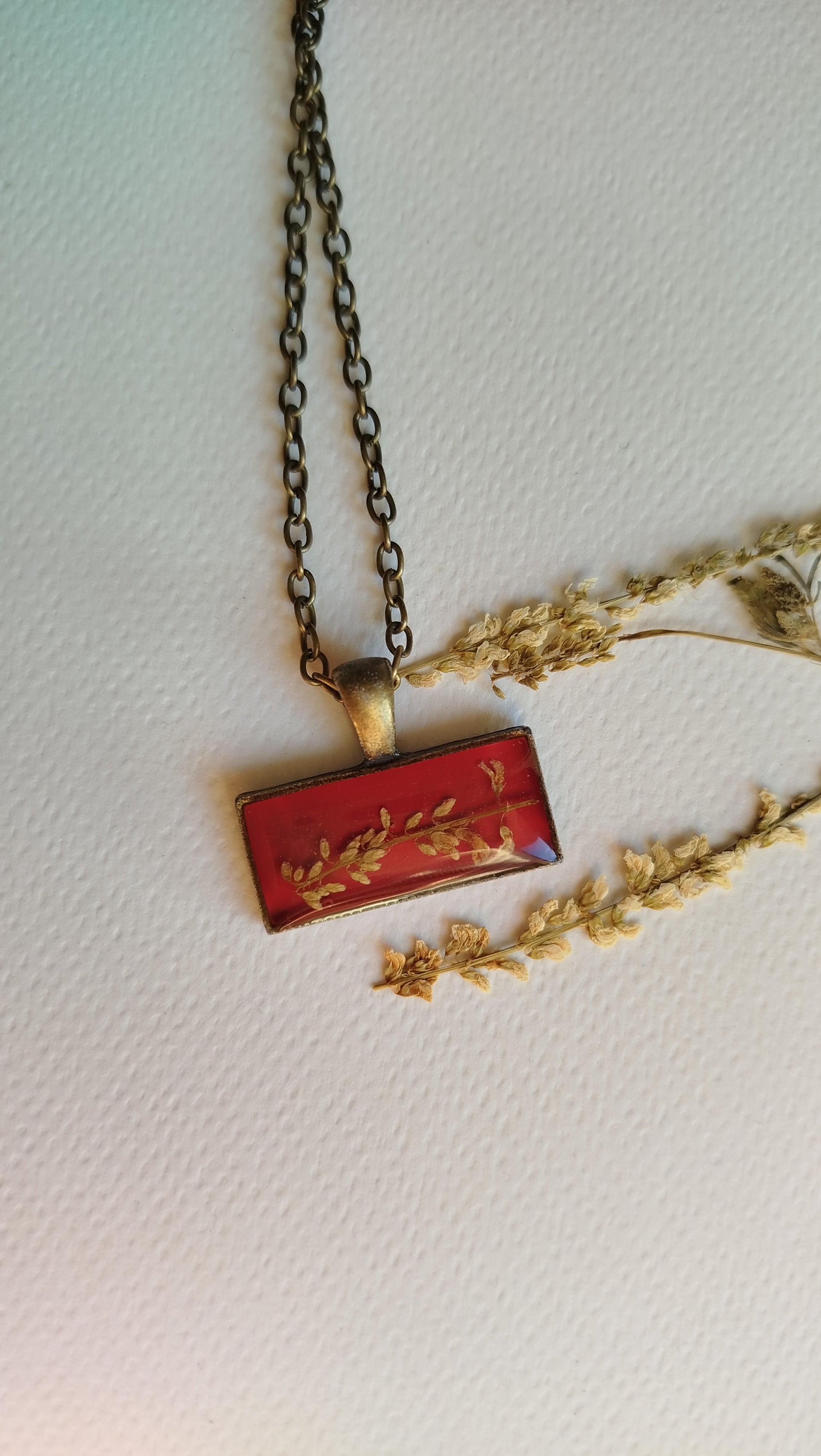 Ciondolo con meliloto giallo