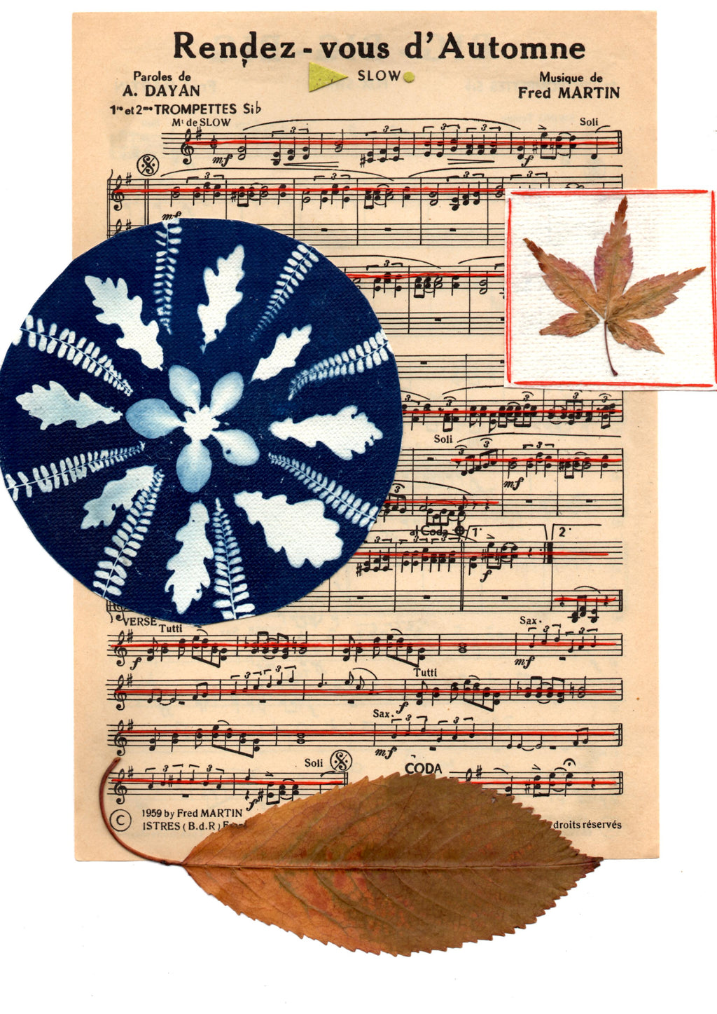 Collage originale autunno