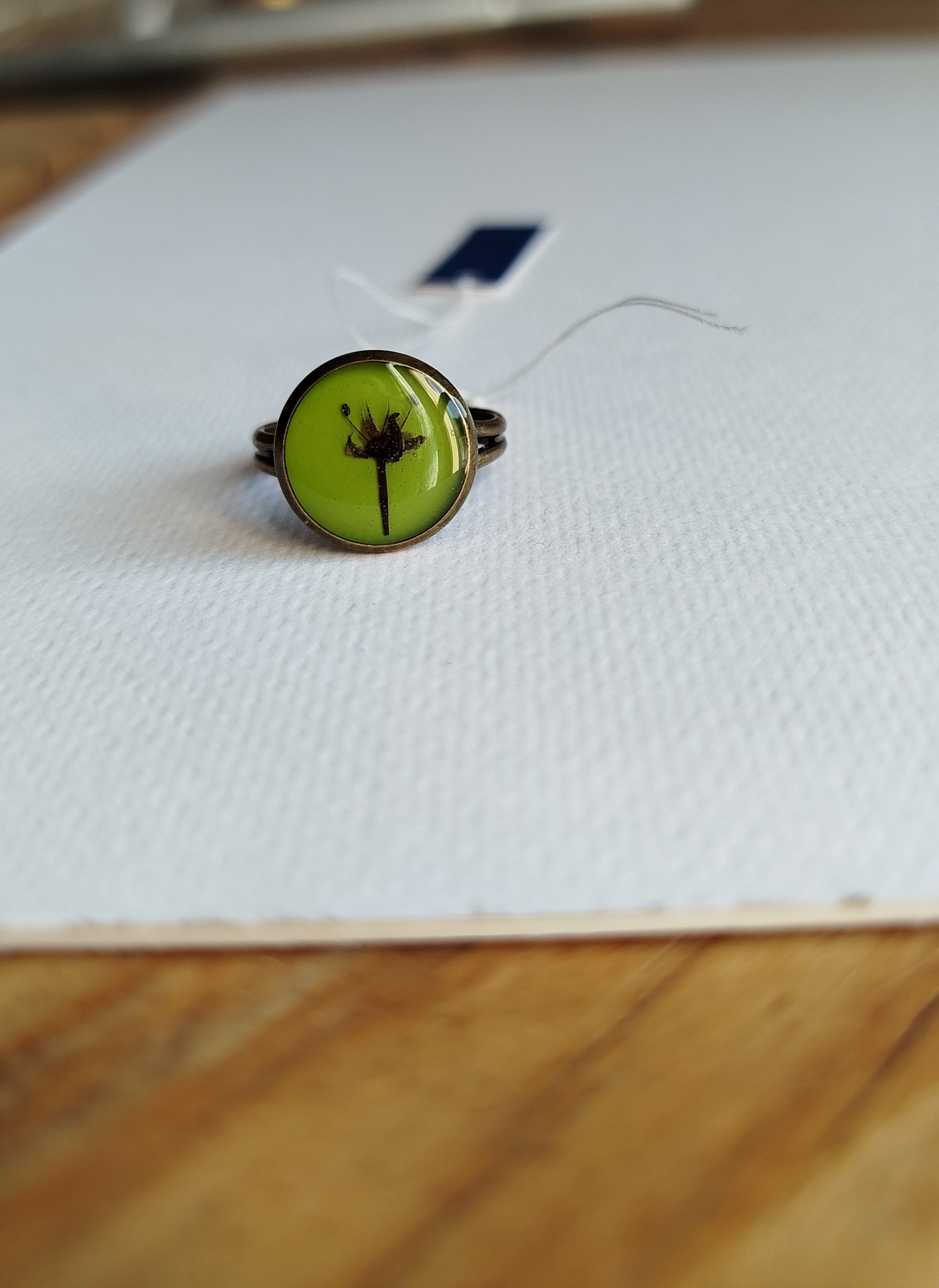 Anello regolabile con fiore di acero giapponese