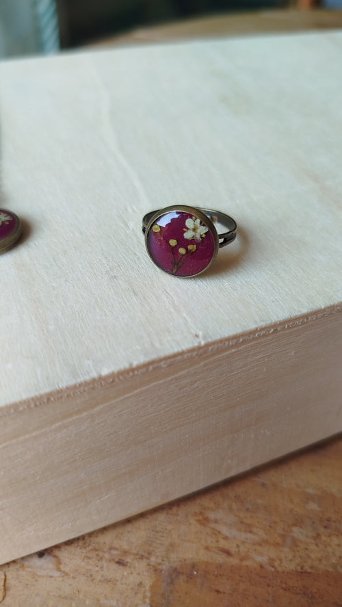 Anello regolabile con sambuco