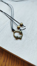 Collana con carota selvatica