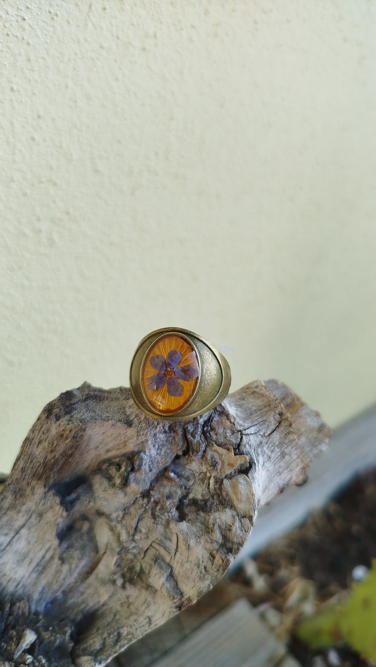 Anello misura fissa con non ti scordar di me