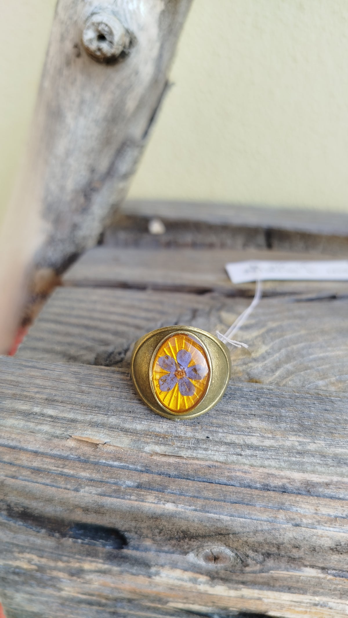 Anello misura fissa con non ti scordar di me